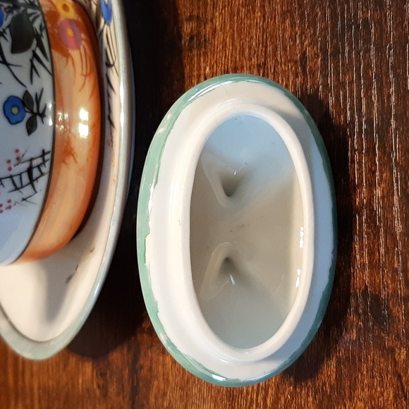 Vintage Goldcastle Chikusa Japan Teapot with lid & Underplate hand paint… - Picture 6 of 13